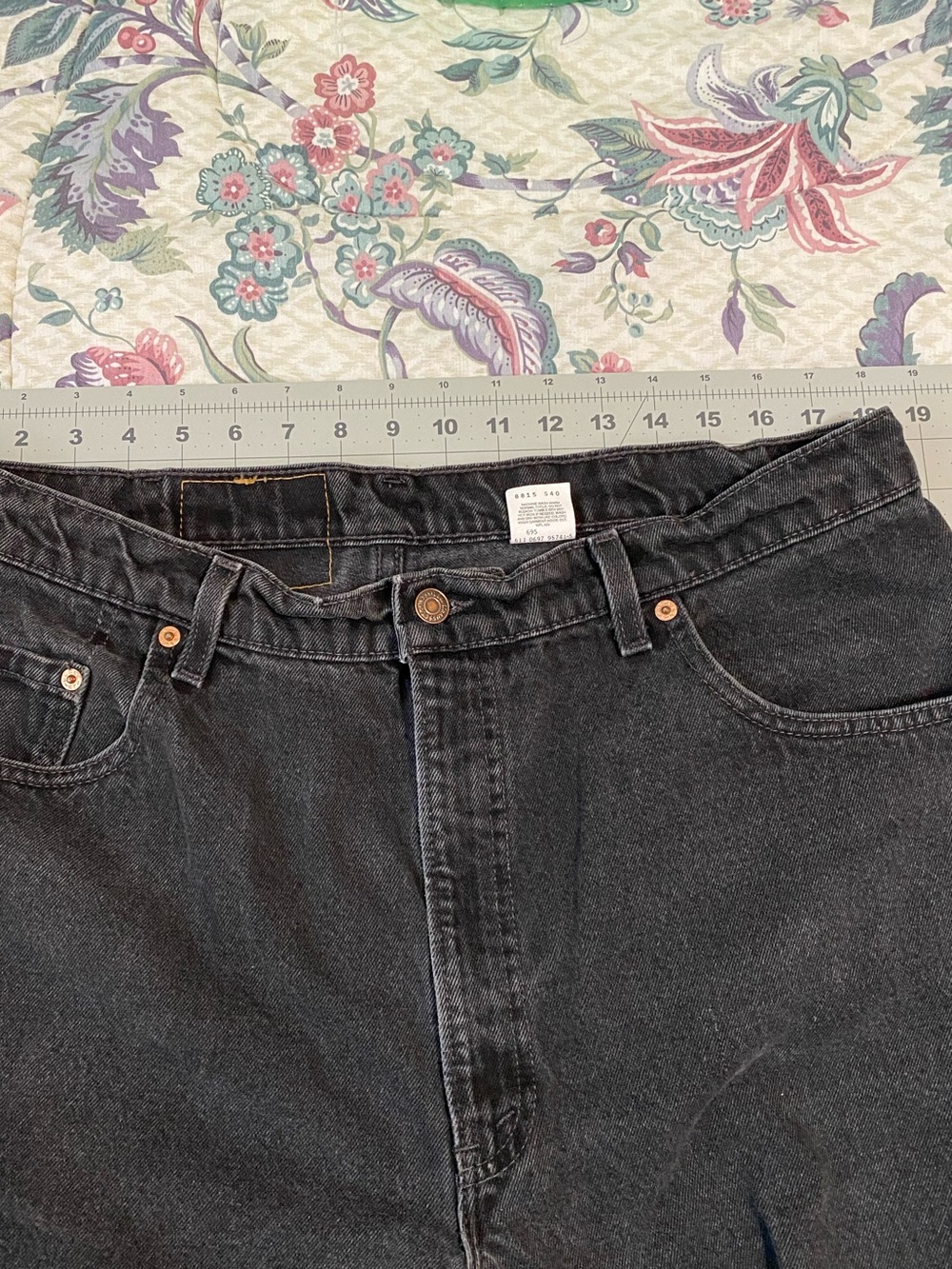 Levi Strauss & Co 560 Vintage Black Denim Jeans 40 x 30